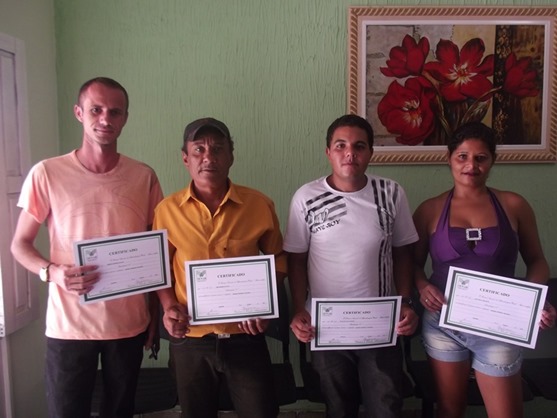 Certificado do curso de bombeiro