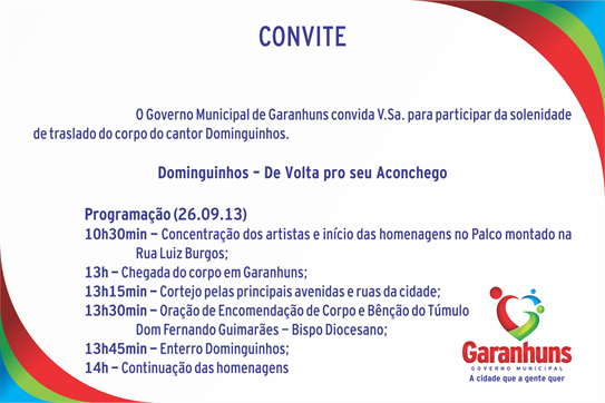 Convite - Translado de Dominguinhos - C&oacute;pia
