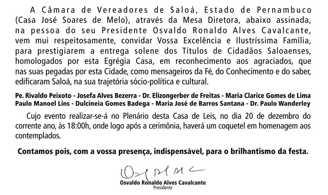 convite títulos cidadãos INTERNO