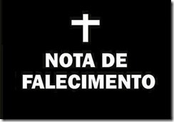 Nota de Falecimento